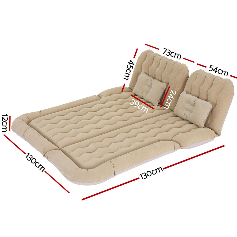 Weisshorn Car Mattress 175x130 Inflatable SUV Back Seat Camping