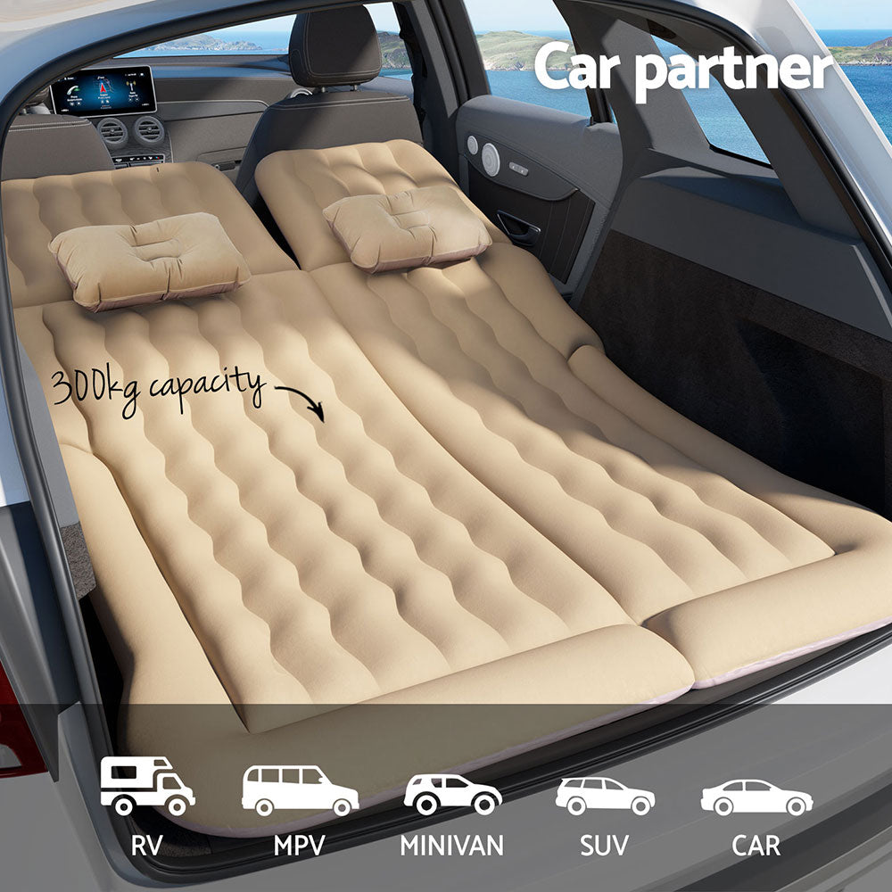 Weisshorn Car Mattress 175x130 Inflatable SUV Back Seat Camping