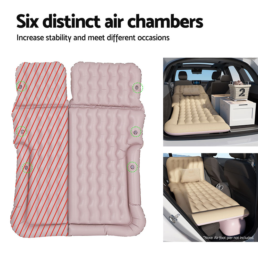 Weisshorn Car Mattress 175x130 Inflatable SUV Back Seat Camping