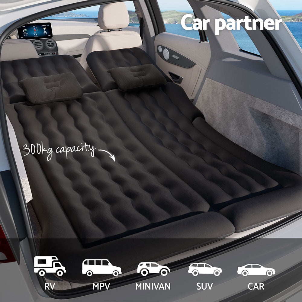 Weisshorn Car Mattress 175x130 Inflatable SUV Back Seat Camping Bed