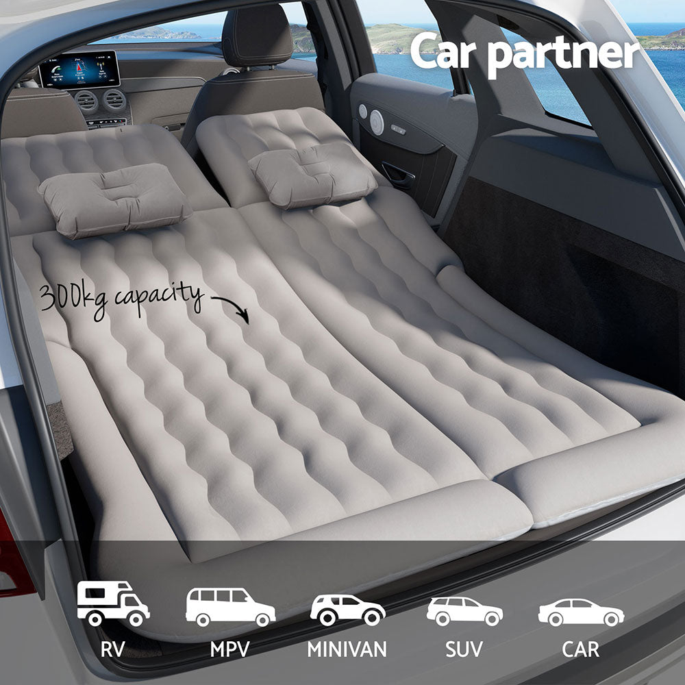 Weisshorn Car Mattress 175x130 Inflatable SUV Back Seat Camping Bed