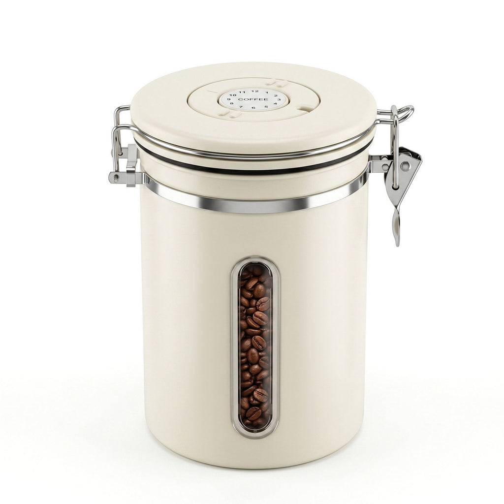 5-Star Chef Stainless Steel Coffee Canister, 1.8 L