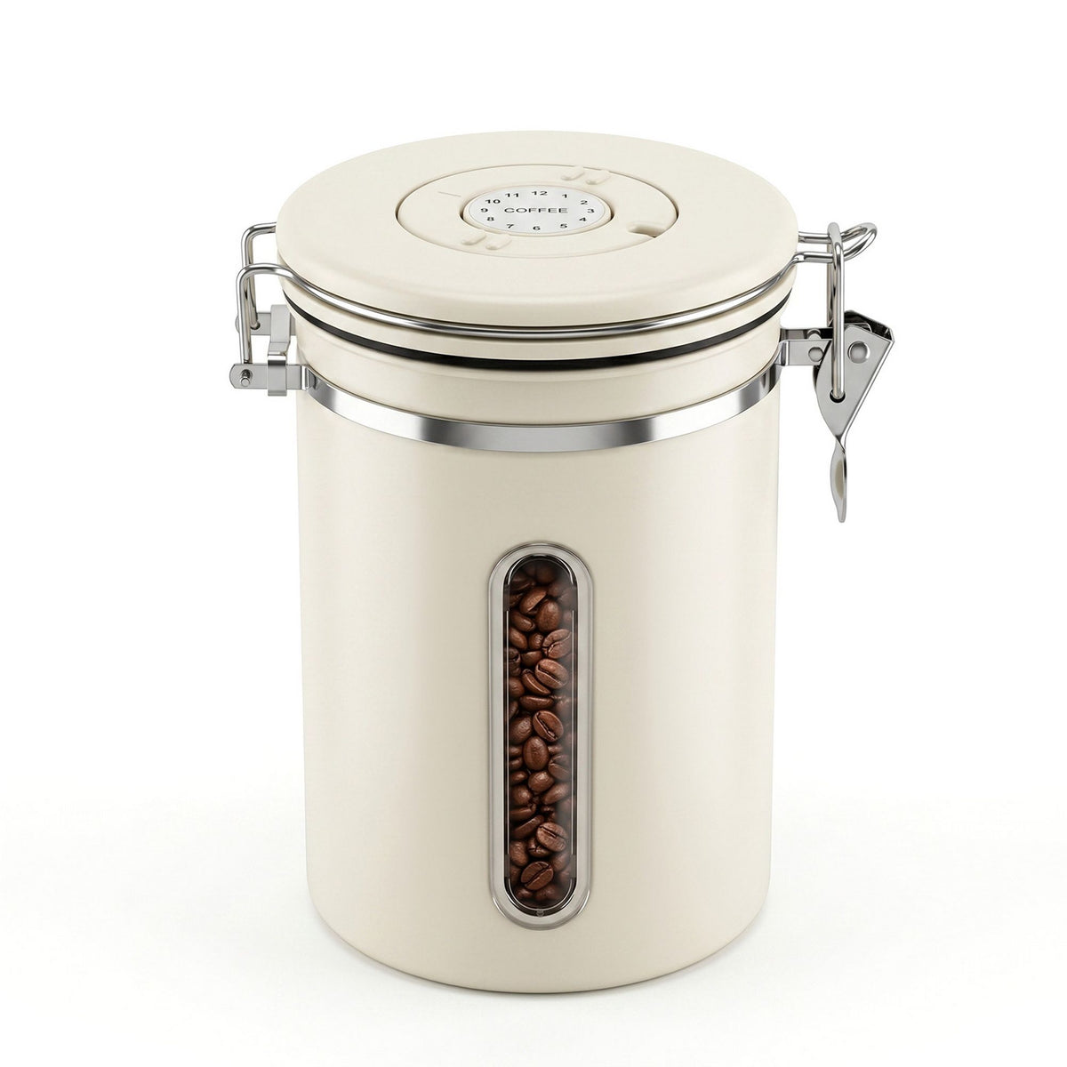 5-Star Chef Stainless Steel Coffee Canister, 1.8 L