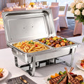 5-Star Chef Chafing Dish 8L 2-Pan Buffet Warmer Food Warmer Catering