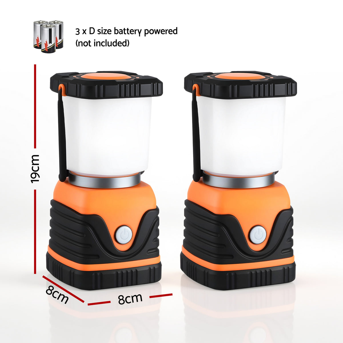 Weisshorn 2-Pack LED Camping Lanterns