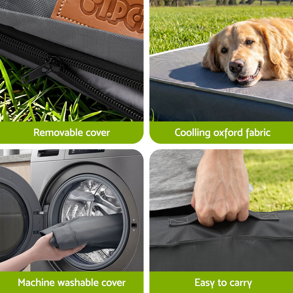 i.Pet Dog Bed XL Water-resistant Egg Crate Foam Orthopedic Pet Mat