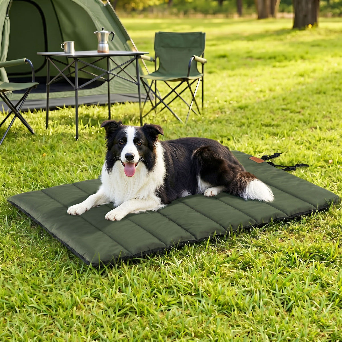 i.Pet Outdoor Dog Bed Large Water-resistant Washable Foldable Travel