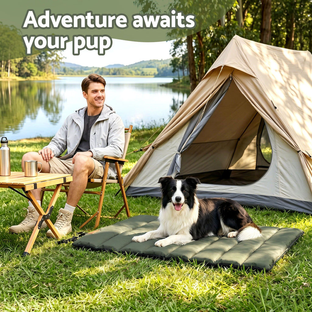 i.Pet Outdoor Dog Bed Large Water-resistant Washable Foldable Travel