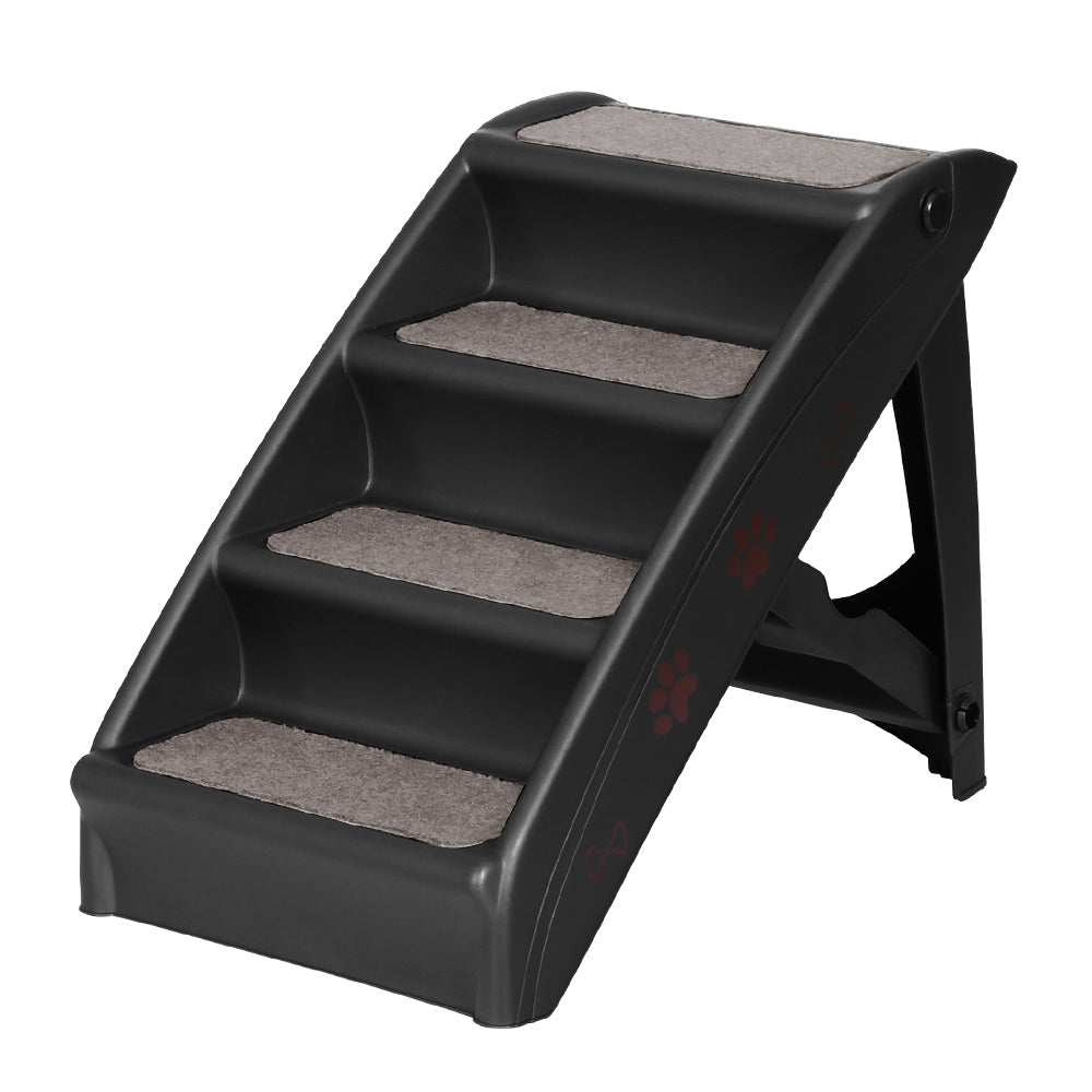 i.Pet Dog Ramp Steps For Bed Sofa Car Pet Stairs Ladder Portable
