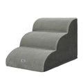 i.Pet Dog Ramp Steps Foam 3 Tier Pet Stairs For Bed Sofa Car Portable