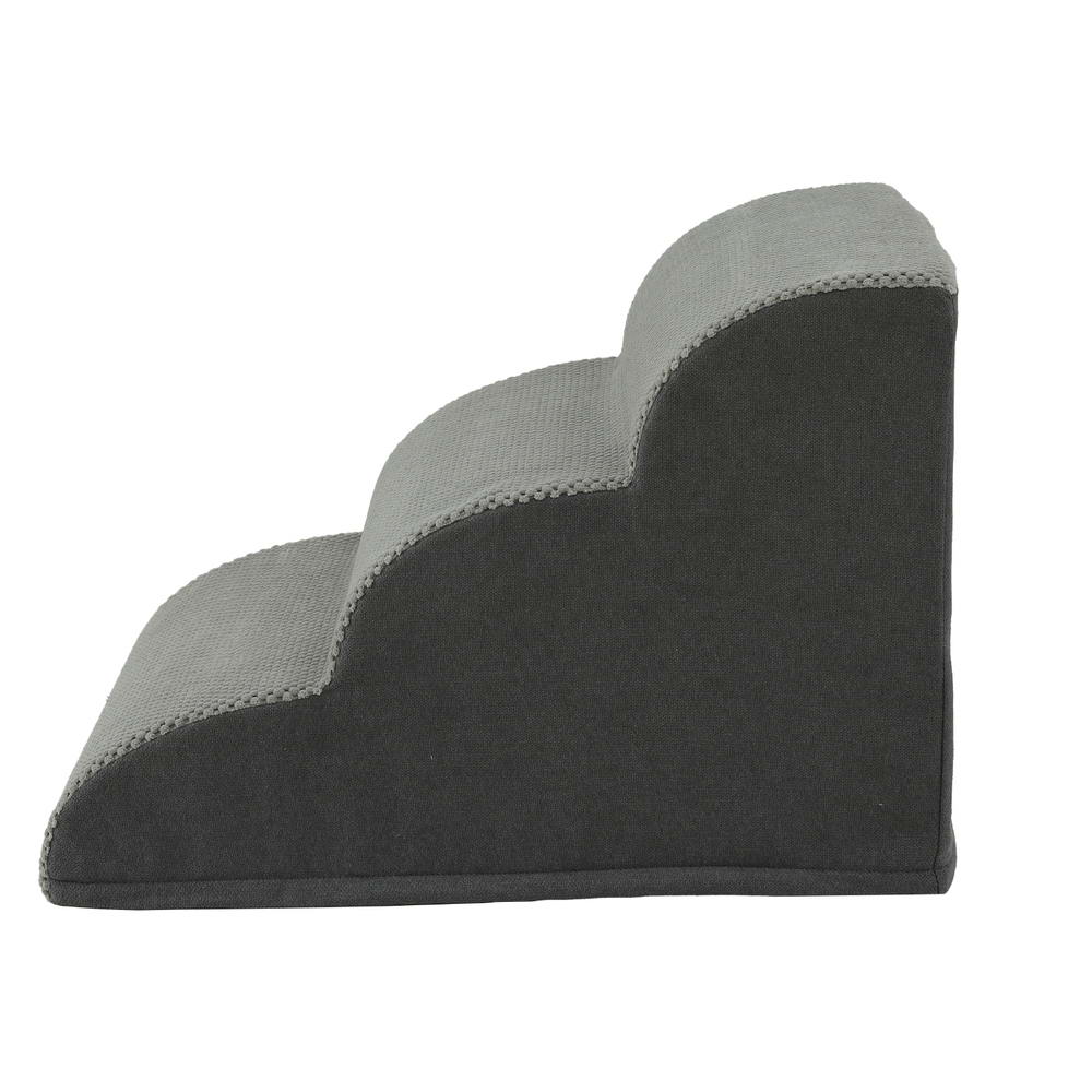 i.Pet Dog Ramp Steps Foam 3 Tier Pet Stairs For Bed Sofa Car Portable