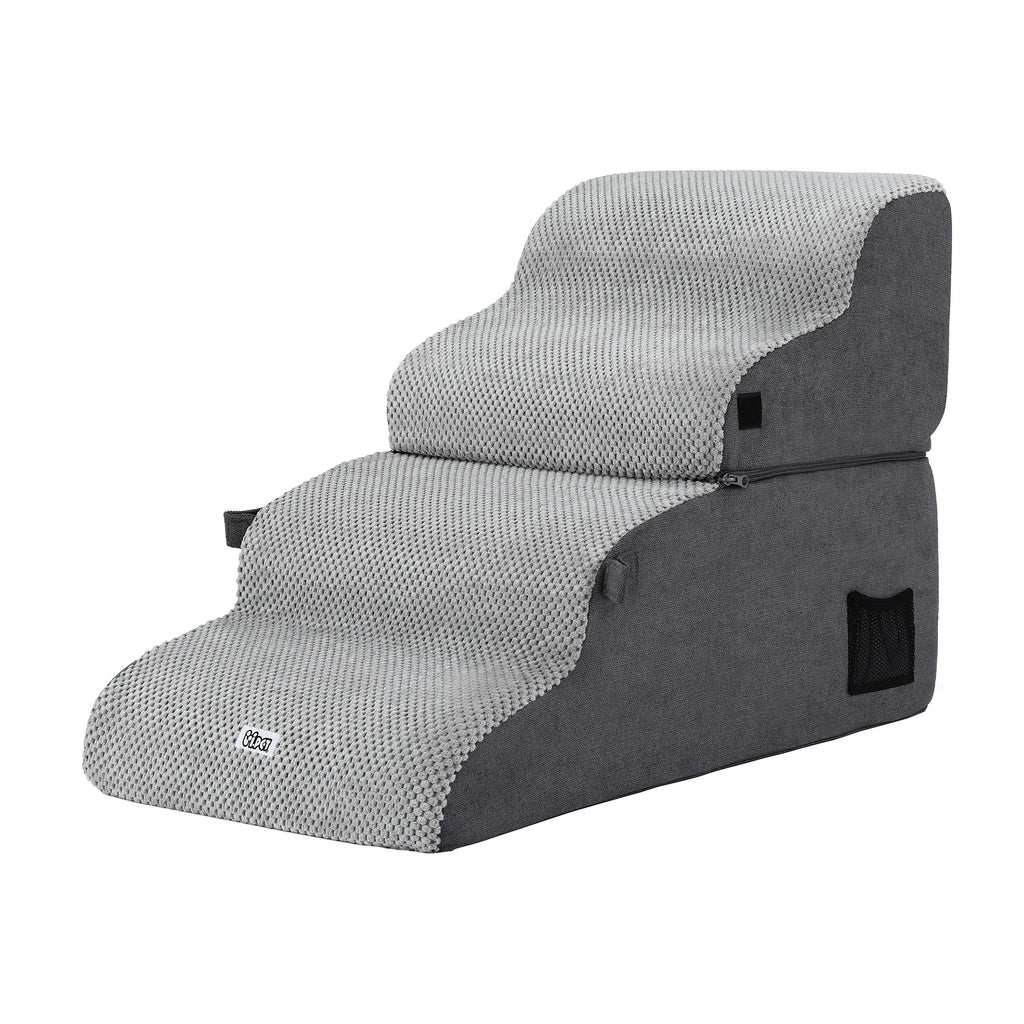 i.Pet Dog Stairs and Bed 2-in-1 Sofa Car Foam Non-Slip Washable Pet