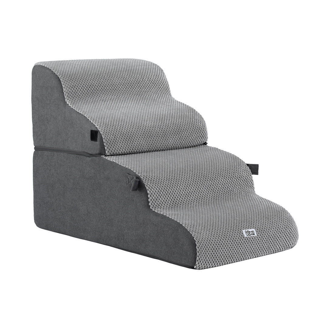 i.Pet Dog Stairs and Bed 2-in-1 Sofa Car Foam Non-Slip Washable Pet