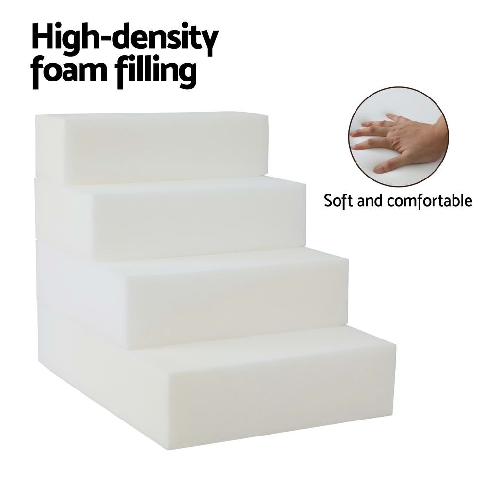 i.Pet Dog Ramp Foam Dog Cover Stairs Portable Cat Ladder For Sofa Bed