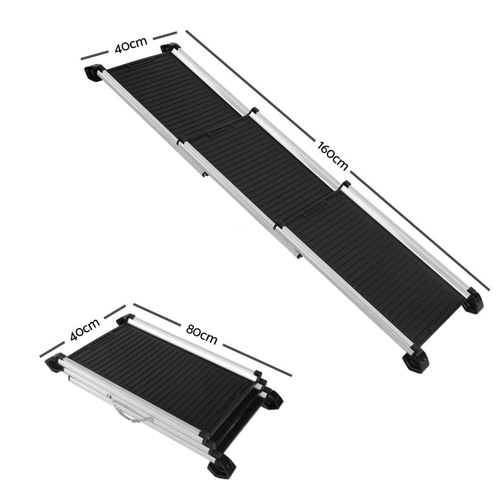 i.Pet Dog Ramp Pet Stairs Steps Car SUV Foldable Portable Ladder