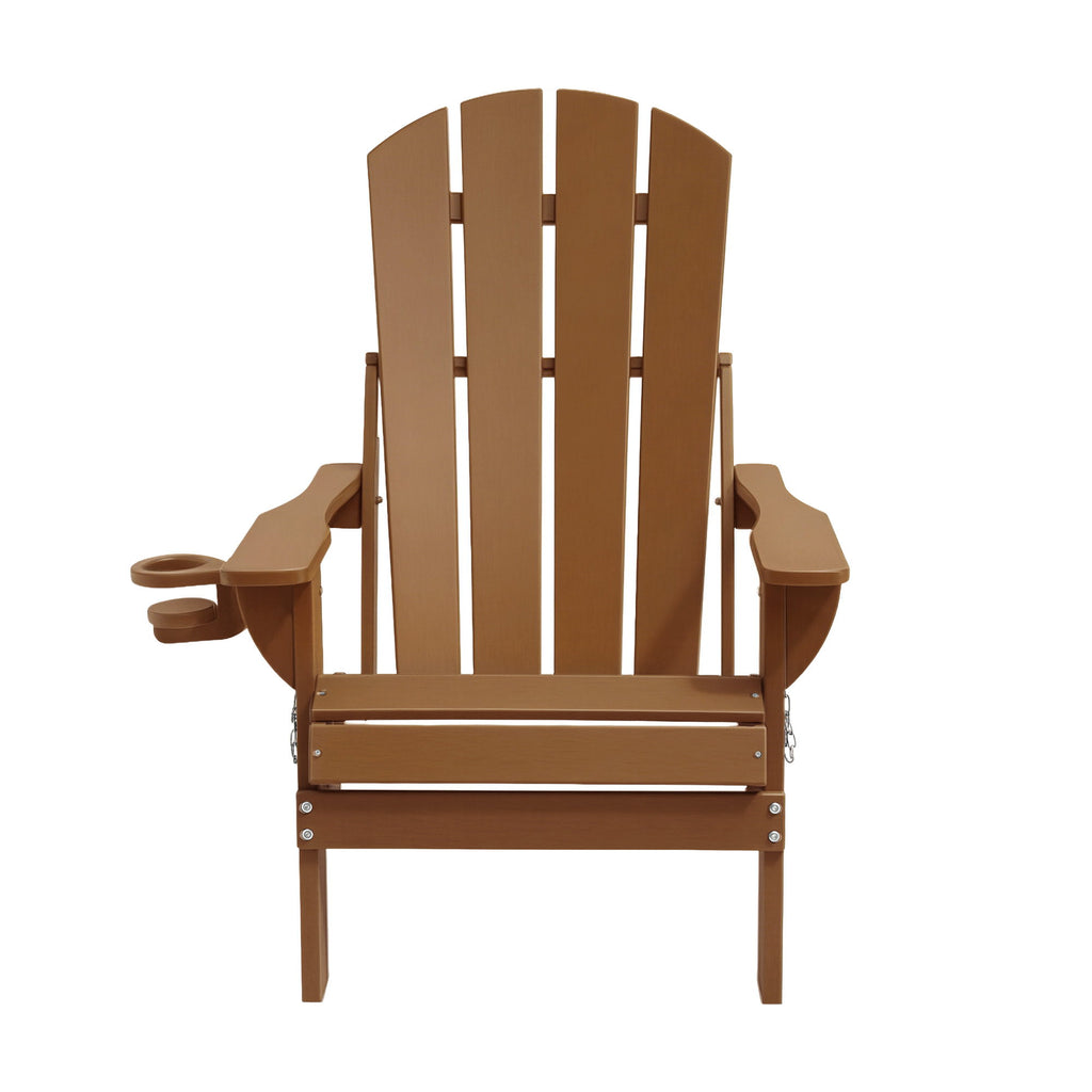 Gardeon Outdoor Chairs Folding Adirondack Beach Chair HDPE Sun Lounge Patio Furniture