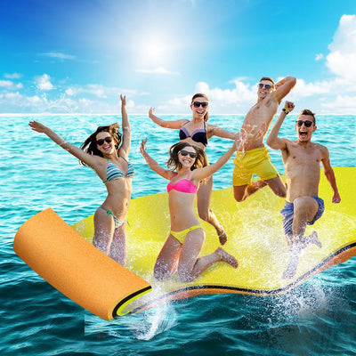 Weisshorn Floating Water Mat 5.5x1.8m Foam Pad Swimming Pool Island