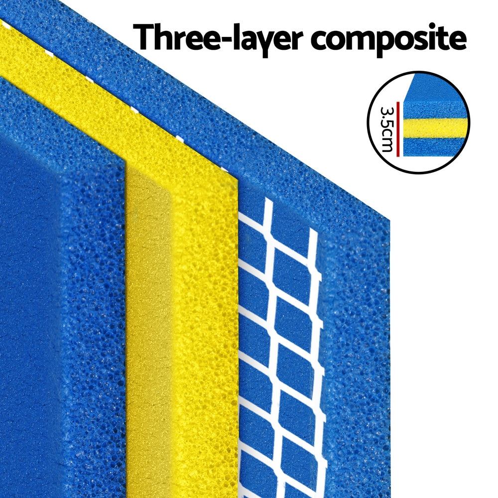Weisshorn Floating Water Mat 55x180cm Foam Pad Swimming Pool Platform