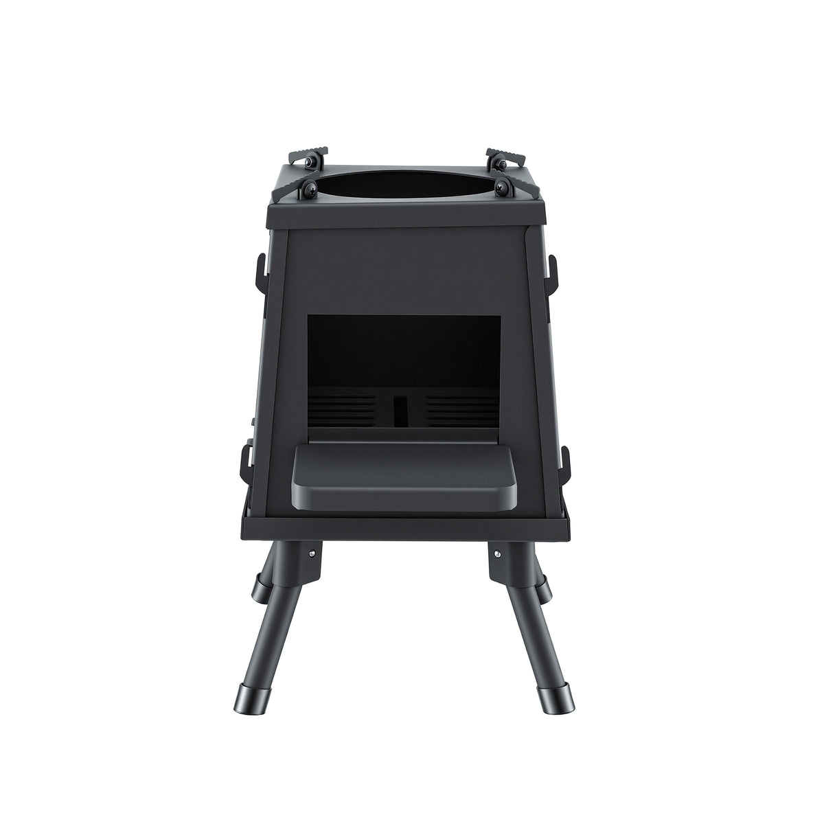 Grillz Fire Pit BBQ Portable Outdoor Fireplace Metal Camping Stove for Boiling Water