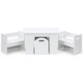 Keezi 3-Piece Kids Table and Chairs Set with Storage Box