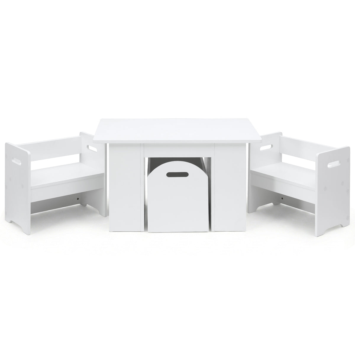 Keezi 3-Piece Kids Table and Chairs Set with Storage Box