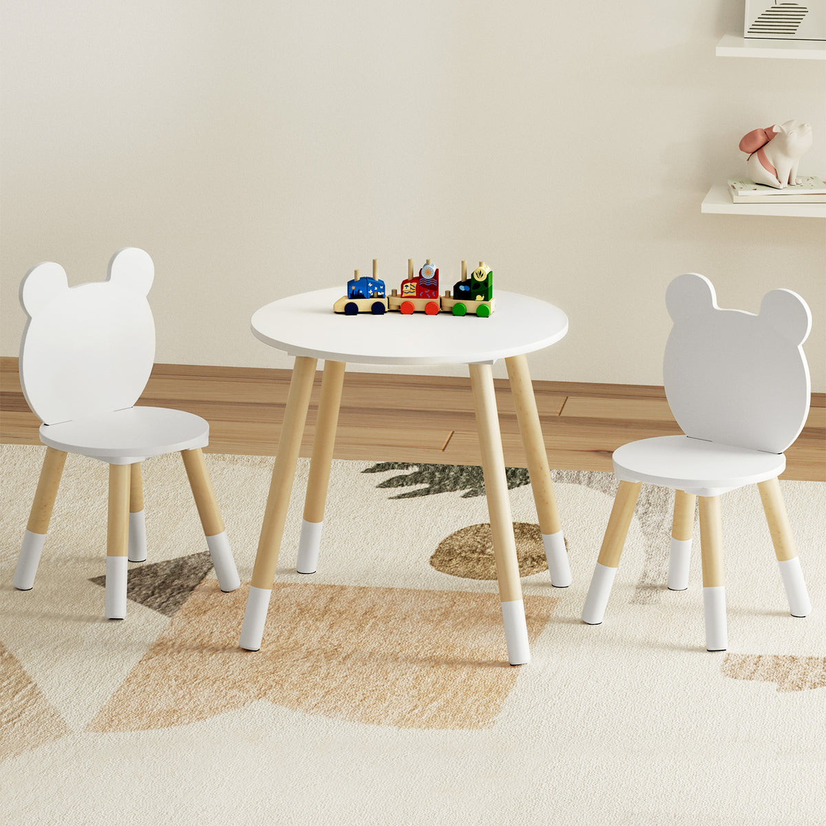 Keezi Kids Table and 2 Chairs Set