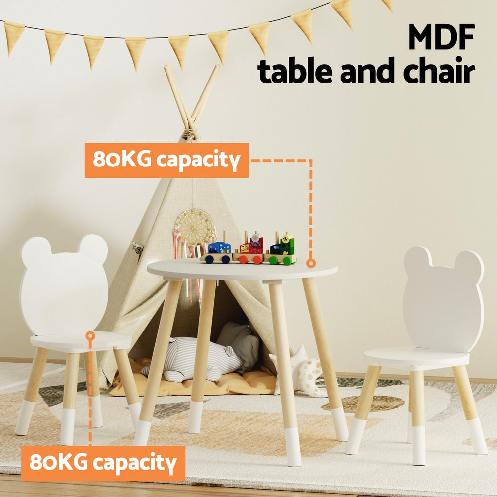 Keezi Kids Table and 2 Chairs Set
