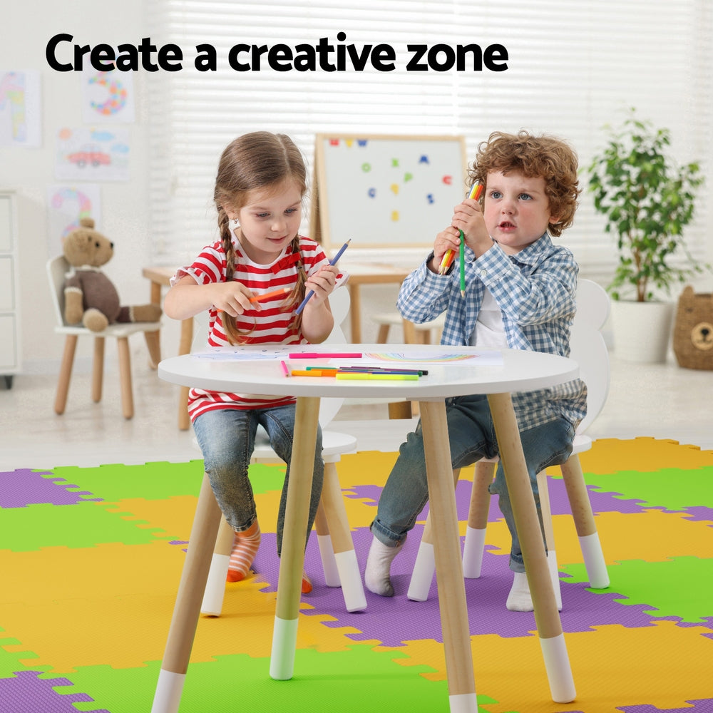 Keezi Kids Table and 2 Chairs Set