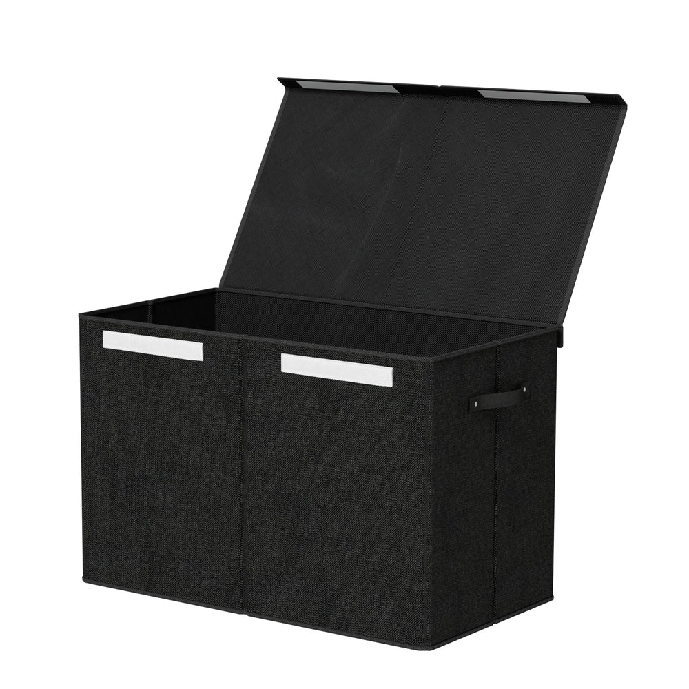 Keezi Collapsible Toy Storage Box with Flip-Top Lid, 83 L