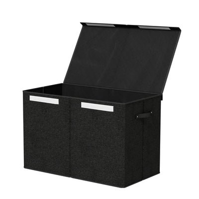 Keezi Collapsible Toy Storage Box with Flip-Top Lid, 83 L