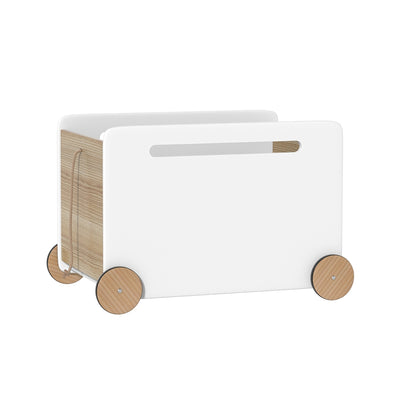 Keezi Kids Toy Box on Wheels with Pull Rope