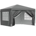 Instahut Gazebo 3x3 Pop Up Marquee Folding Tent Wedding Gazebos Camping Outdoor Shade