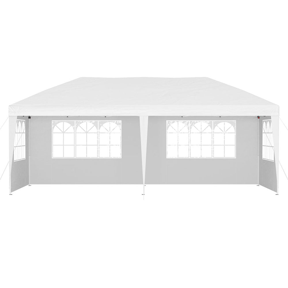 Instahut Gazebo Pop Up Marquee 3x6m Wedding Party Outdoor Camping Tent Canopy Side Wall