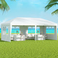 Instahut Gazebo Pop Up Marquee 3x6m Wedding Party Outdoor Camping Tent Canopy Side Wall