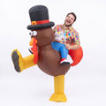Inflatable Costume Ride On Turkey Fancy Dress Funny Party Outfit