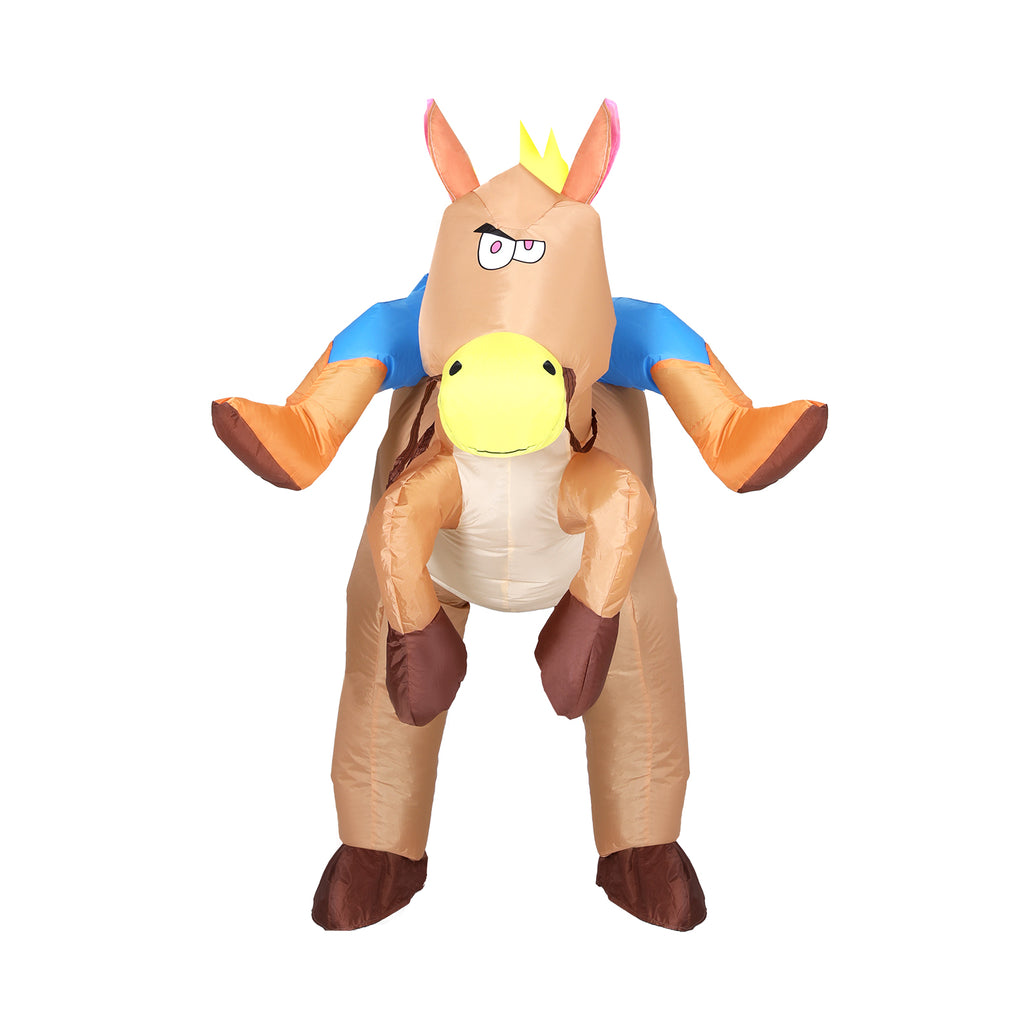 Inflatable Cowboy Costume Adult Suit Blow Up Party Fancy Dress
