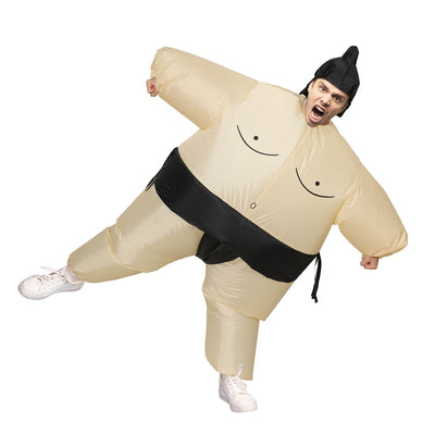 Inflatable Sumo Costume Adult Suit Blow Up Party Fancy Dress