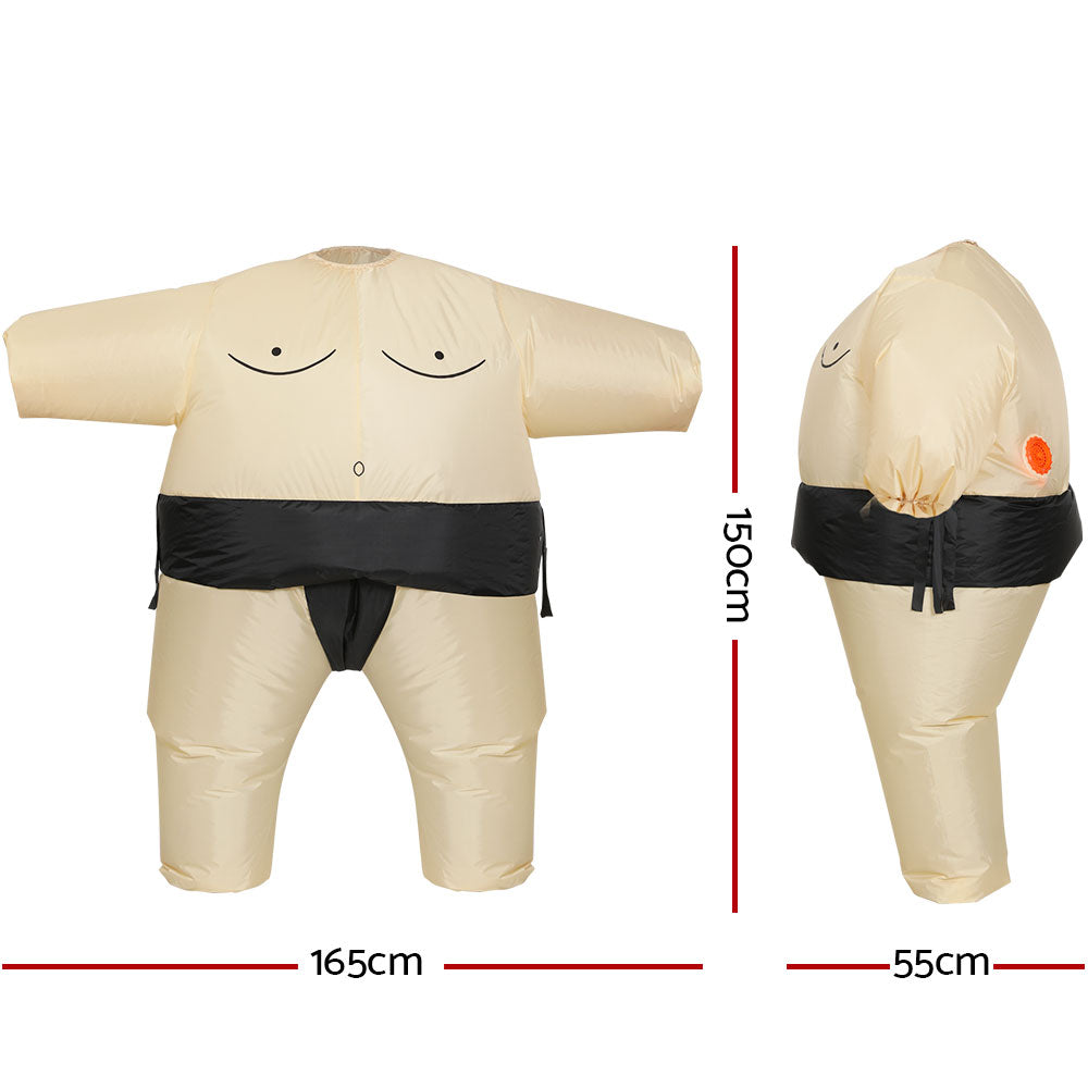 Inflatable Sumo Costume Adult Suit Blow Up Party Fancy Dress
