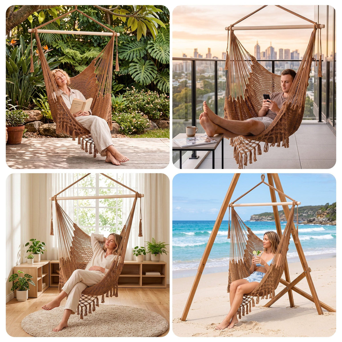 Gardeon Hammock Chair Camping Hanging Chair