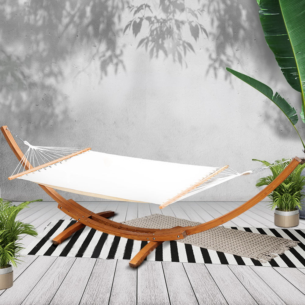 Gardeon Hammock Bed Outdoor Camping Garden Timber Hammock