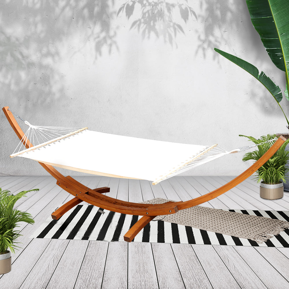 Gardeon Hammock Bed Outdoor Camping Garden Timber Hammock