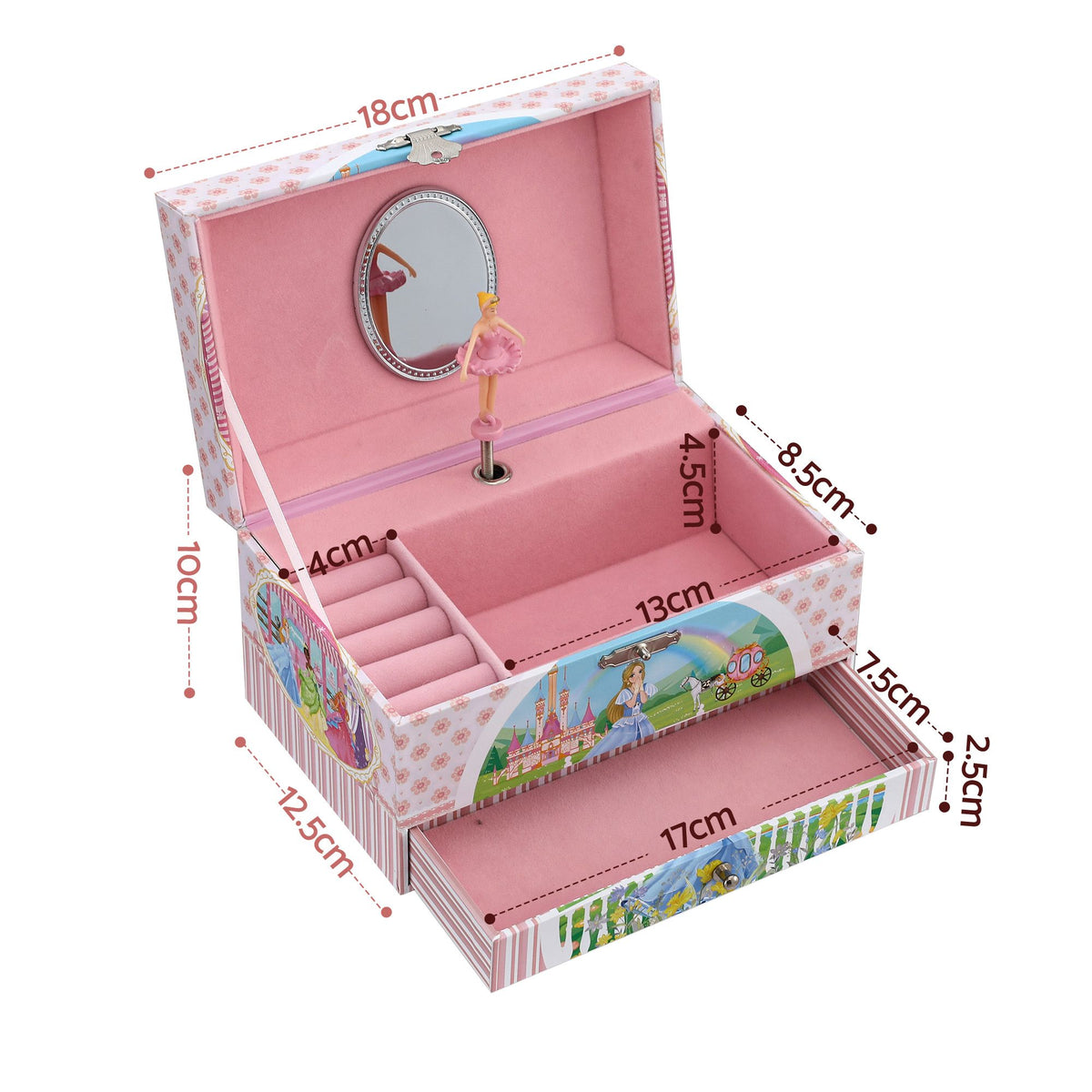 Keezi Kids Jewellery Box Organiser
