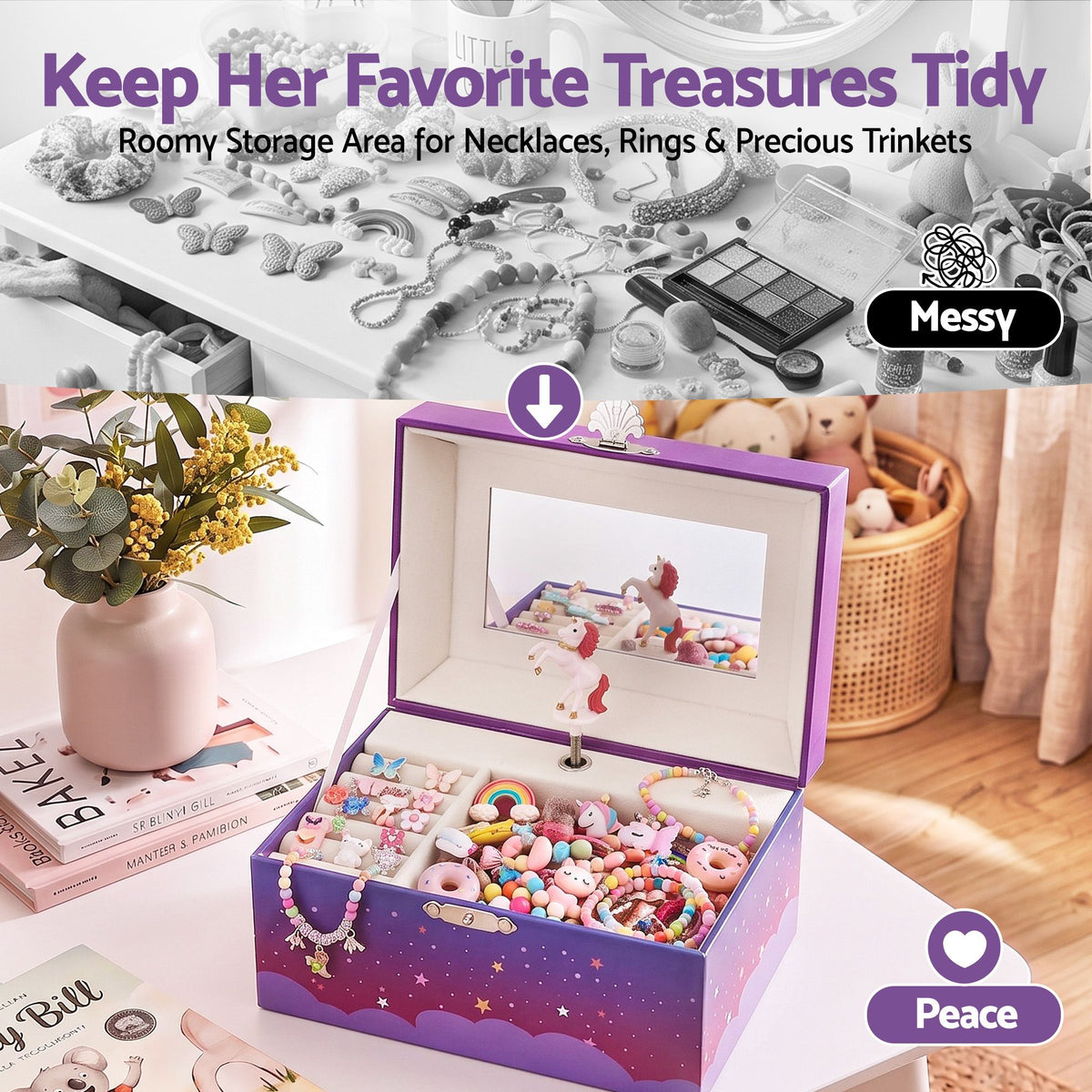 Keezi Kids Jewellery Box Organiser
