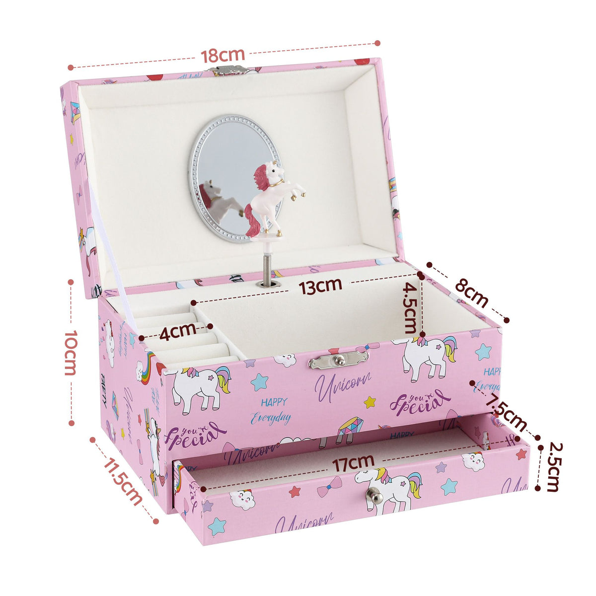 Keezi Kids Jewellery Box Organiser