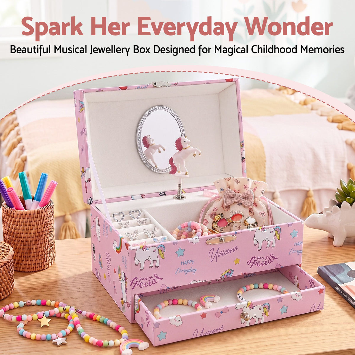 Keezi Kids Jewellery Box Organiser