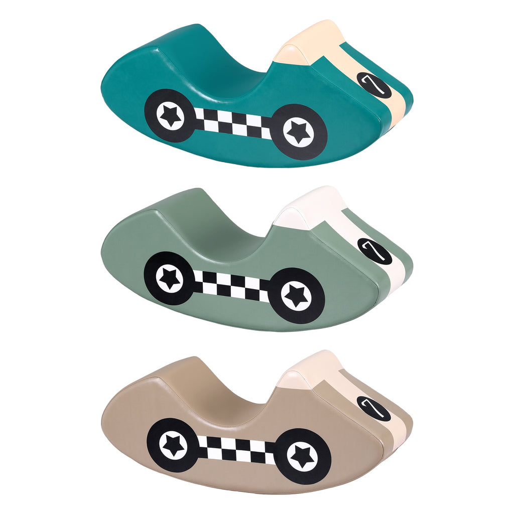 Keezi 3 Piece Foam Climbing Blocks, Green and Teal, showing the options available, photo 3 of 6