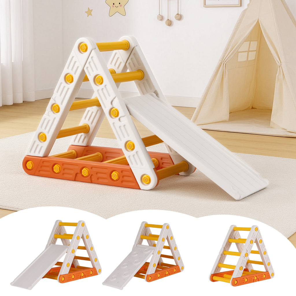 Keezi Kids Climbing Frame Set With Slide Indoor Outdoor Toddler Toys