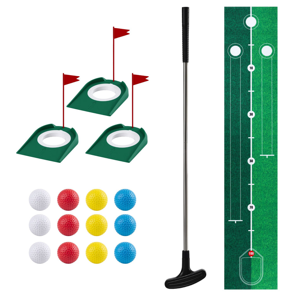Keezi Kids Golf Putting Game Set with Golf Club