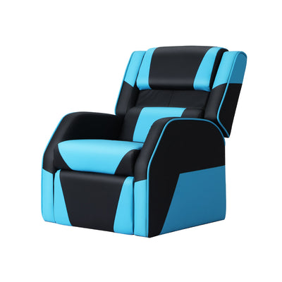 Keezi Kids Recliner Chair with Footrest, PU Leather