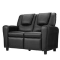 Keezi Kids Double Recliner Sofa, PU Leather
